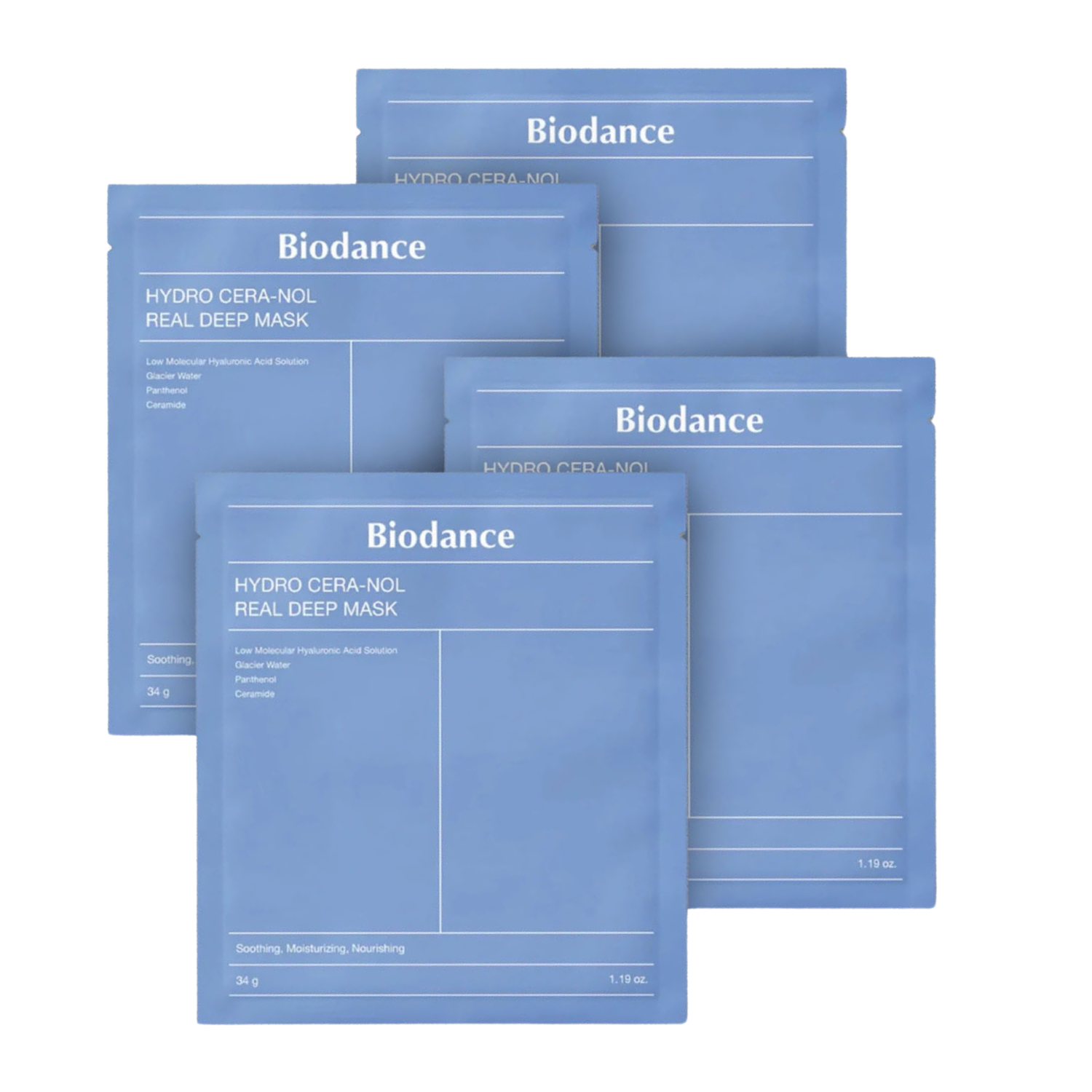 Biodance | Hydro Cera-nol Real Deep Mask 4 Pack