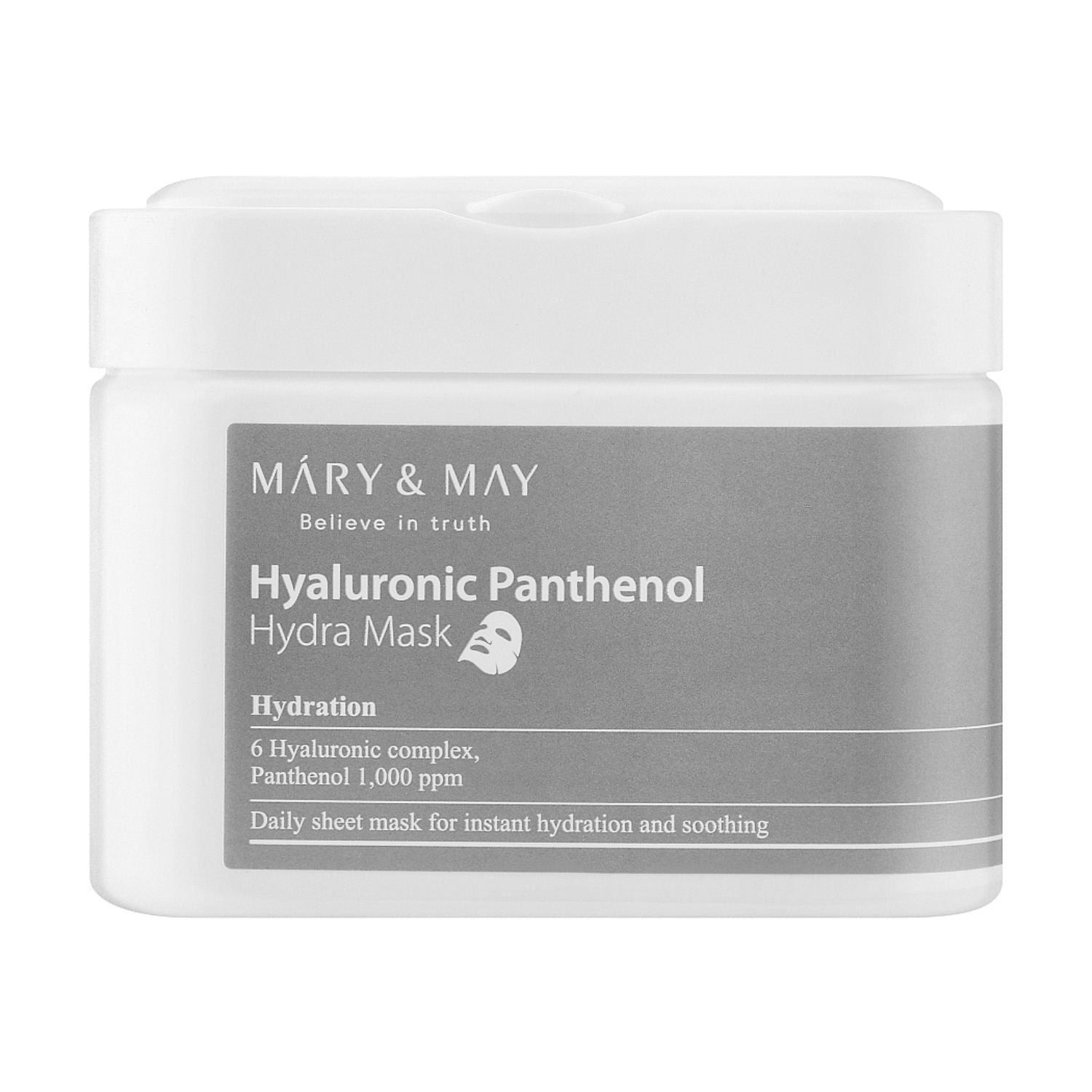 Mary & May |  Hyaluronic Panthenol Hydra Mask 30 sheets