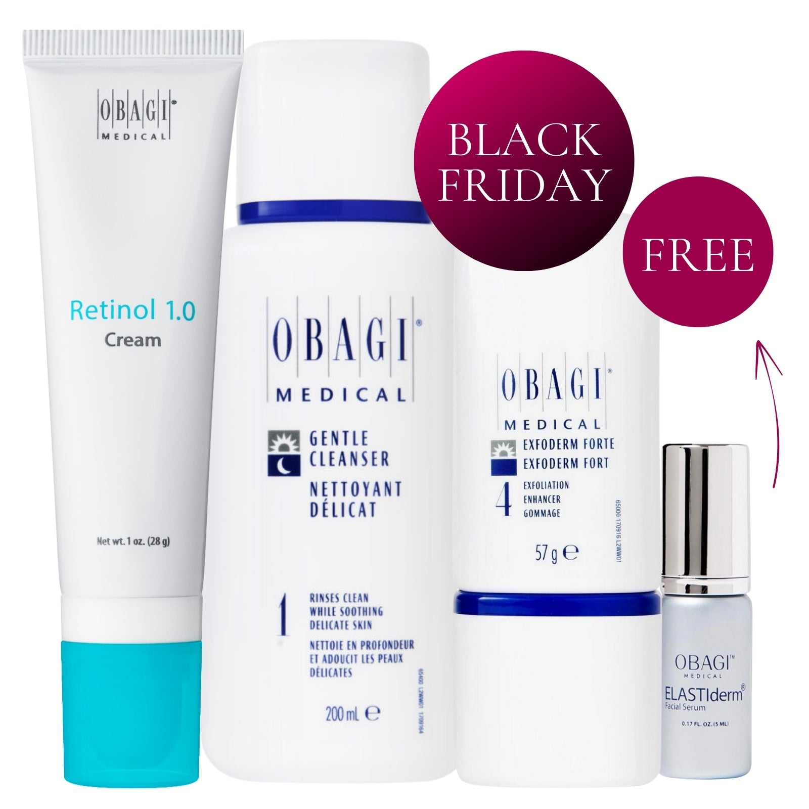 Obagi | Exfoliate & Cleanse Deluxe Bundle Normal-Oily