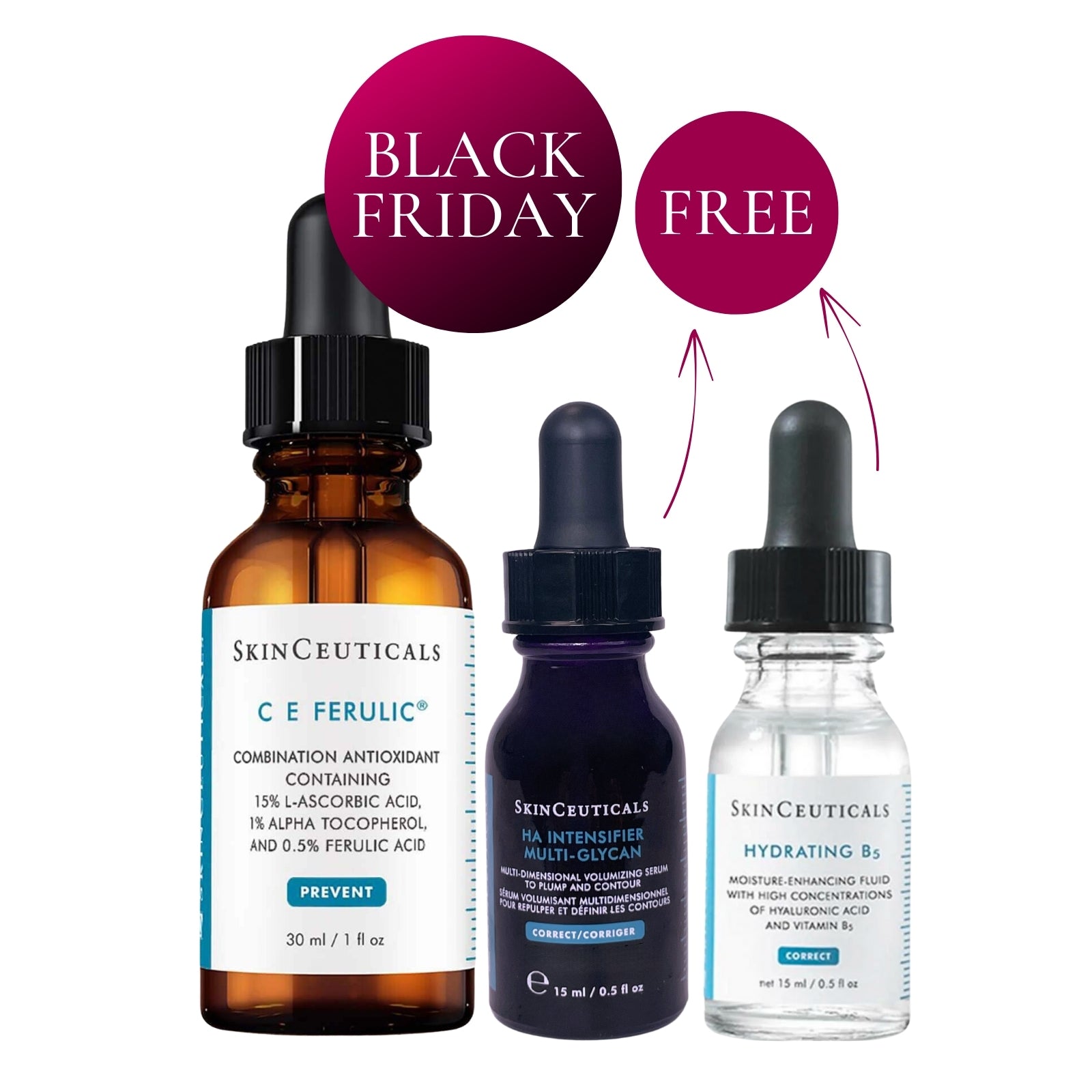 SkinCeuticals | C E Ferulic + HA Intensifier + Hydrating B5 Black Friday Bundle