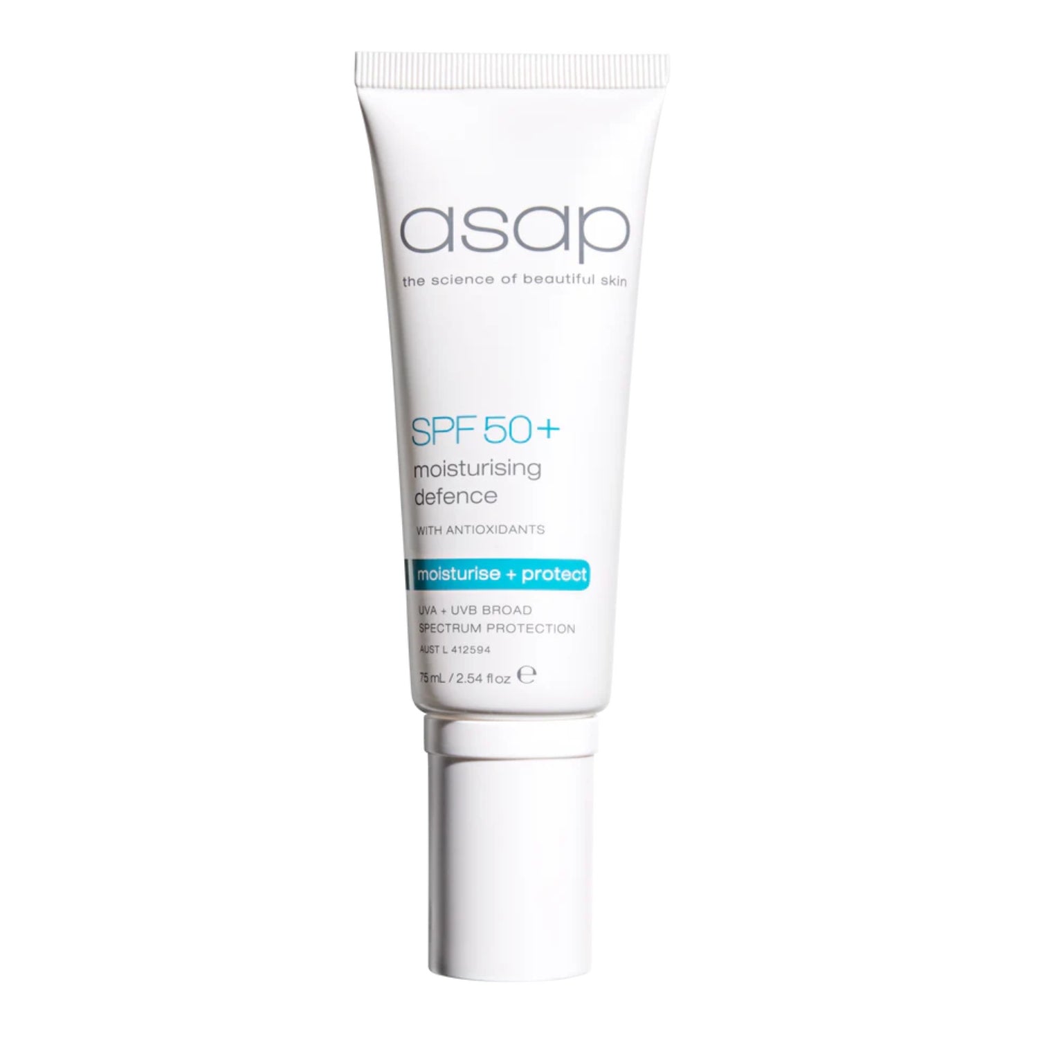 asap asap | Moisturising Defence SPF50+ 75ml - SkinShop