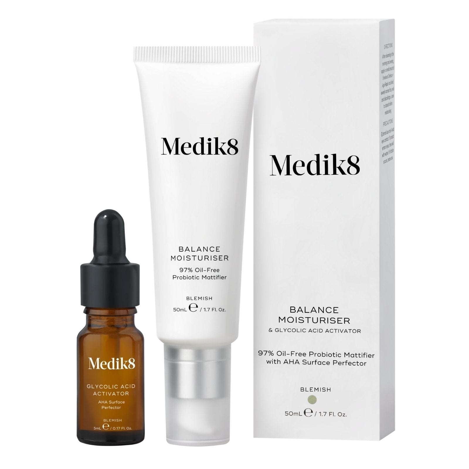 Medik8 Medik8 | Balance Moisturiser & Glycolic Acid Activator - SkinShop