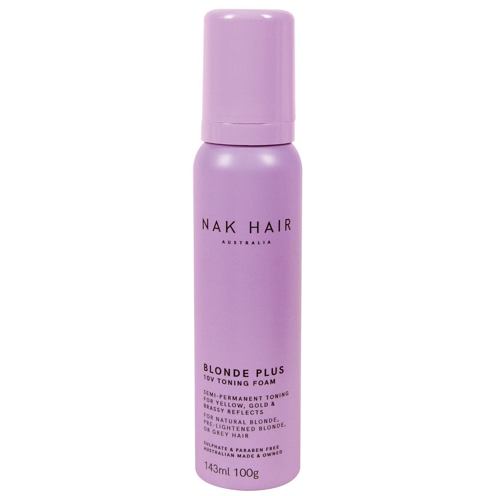 NAK NAK | Blonde Plus 10v Toning Foam | 143ml - SkinShop