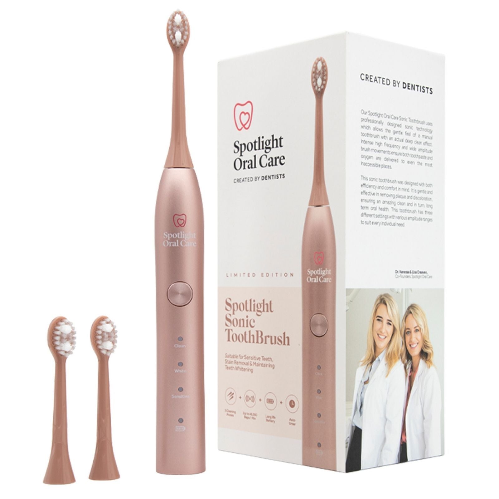 Spotlight Oral Care Spotlight Oral Care | Sonic Sonic Toothbrush | Rose Gold - SkinShop