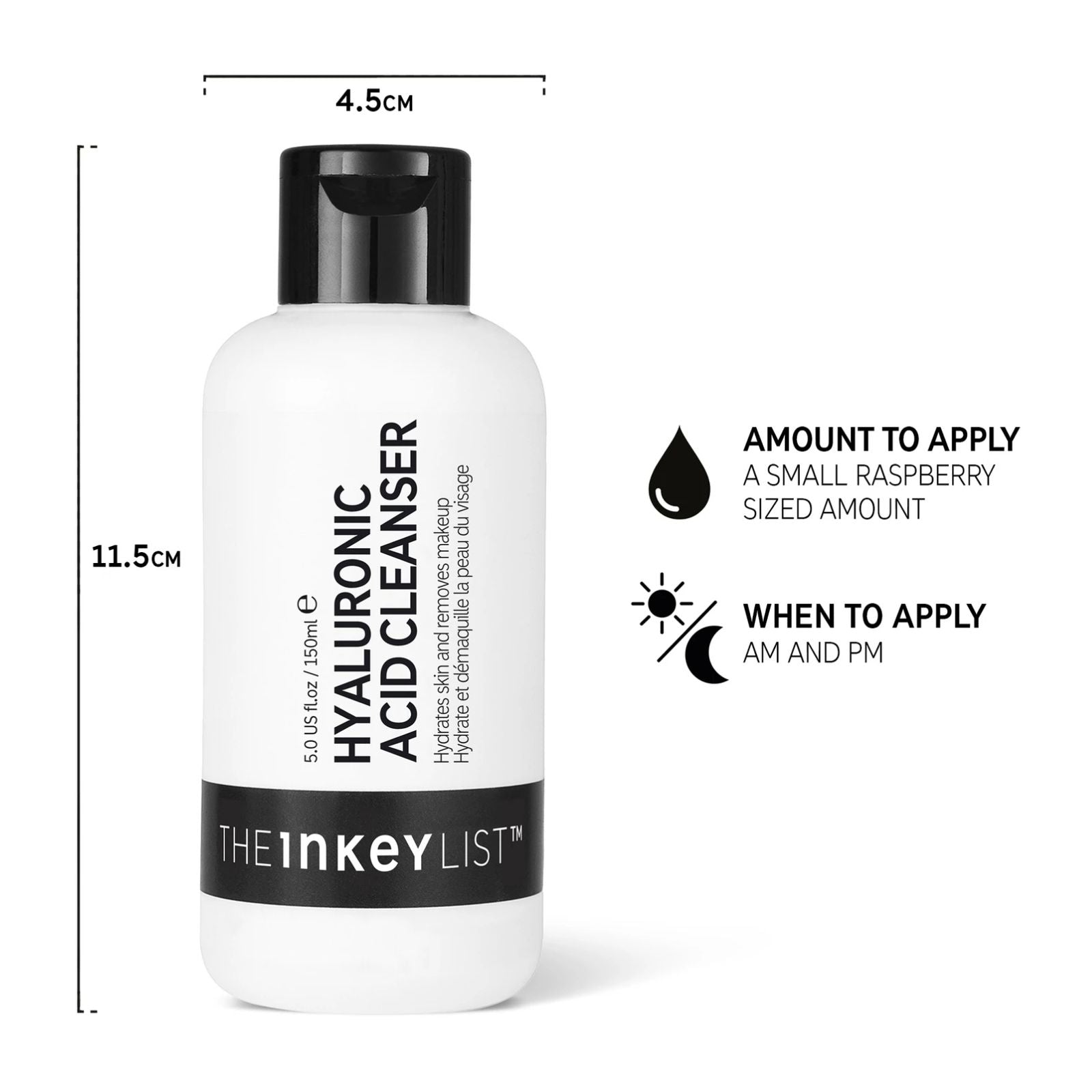 The Inkey List The Inkey List | Hyaluronic Acid Cleanser | 150ml - SkinShop