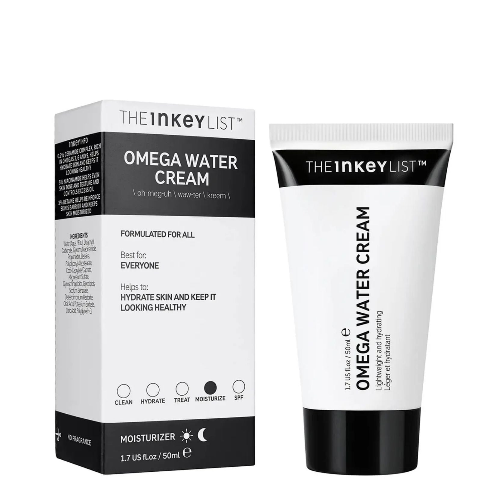 The Inkey List The Inkey List | Omega Water Cream | 50ml - SkinShop