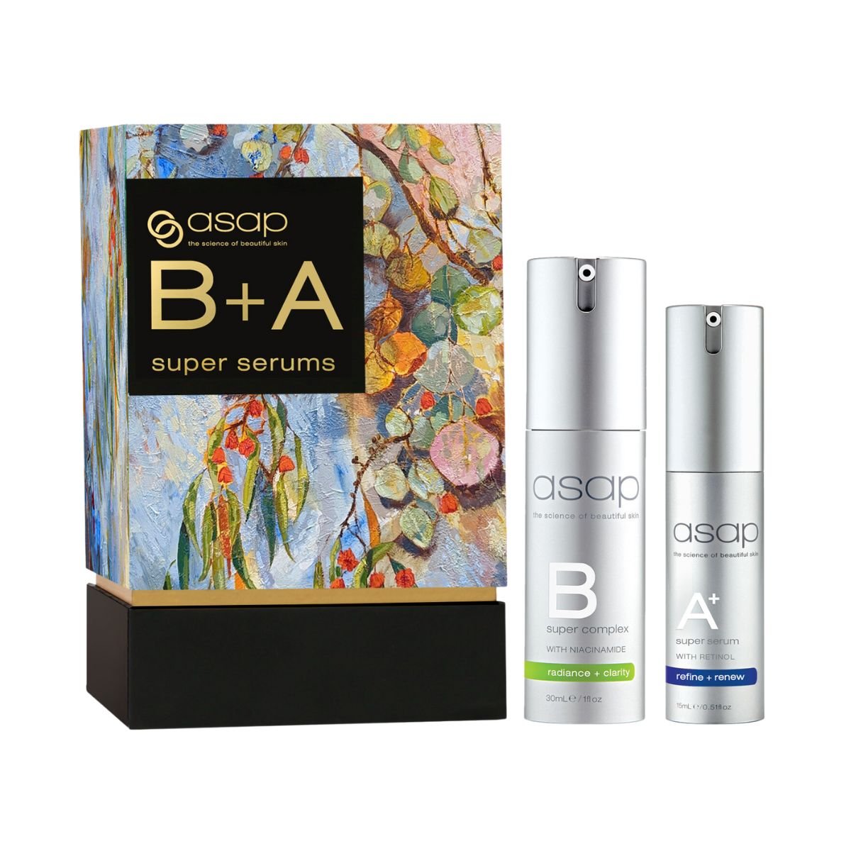 asap asap | B + A Super Serums Kit - SkinShop