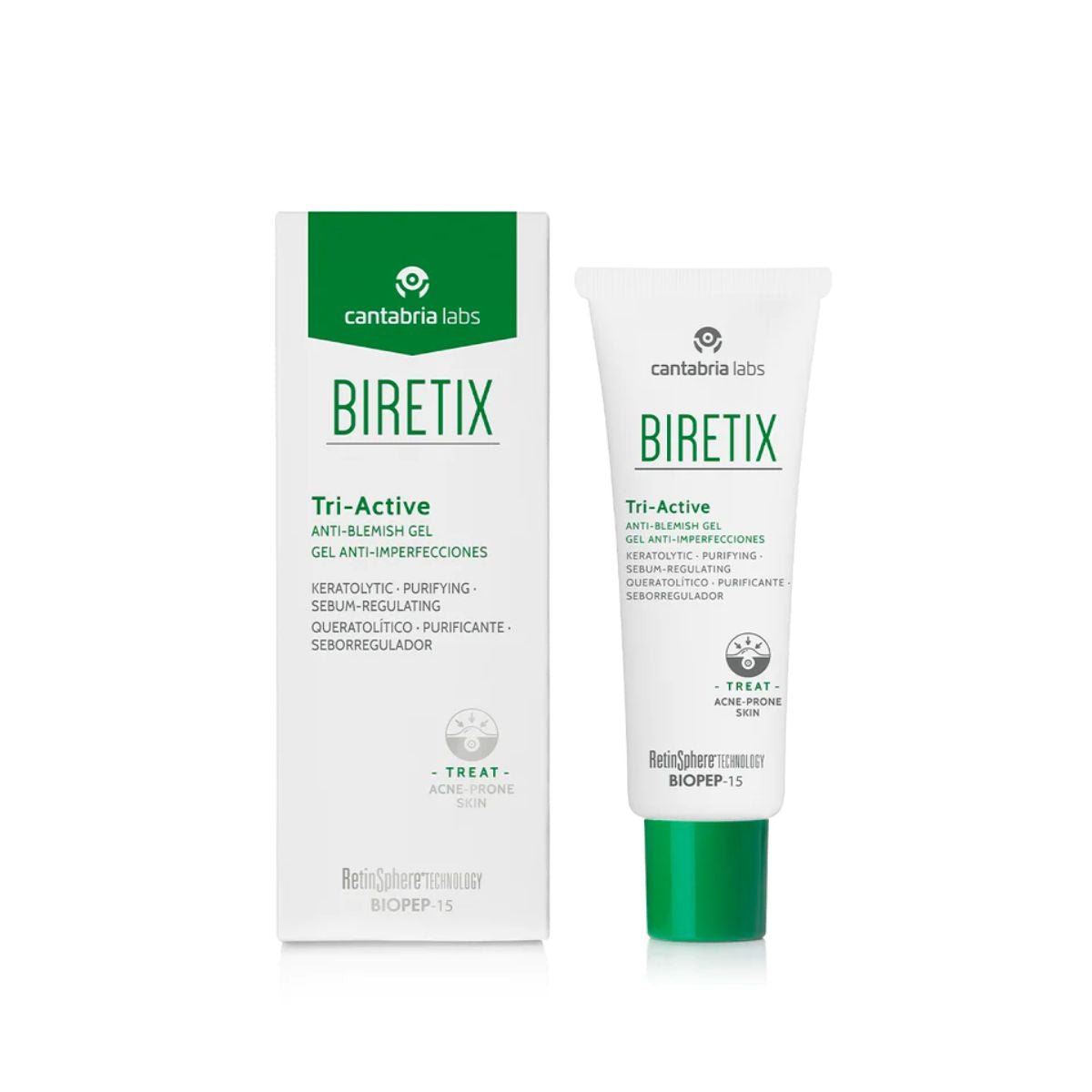 Biretix Biretix | Tri-Active Gel Anti-Blemish Gel | 50ml - SkinShop