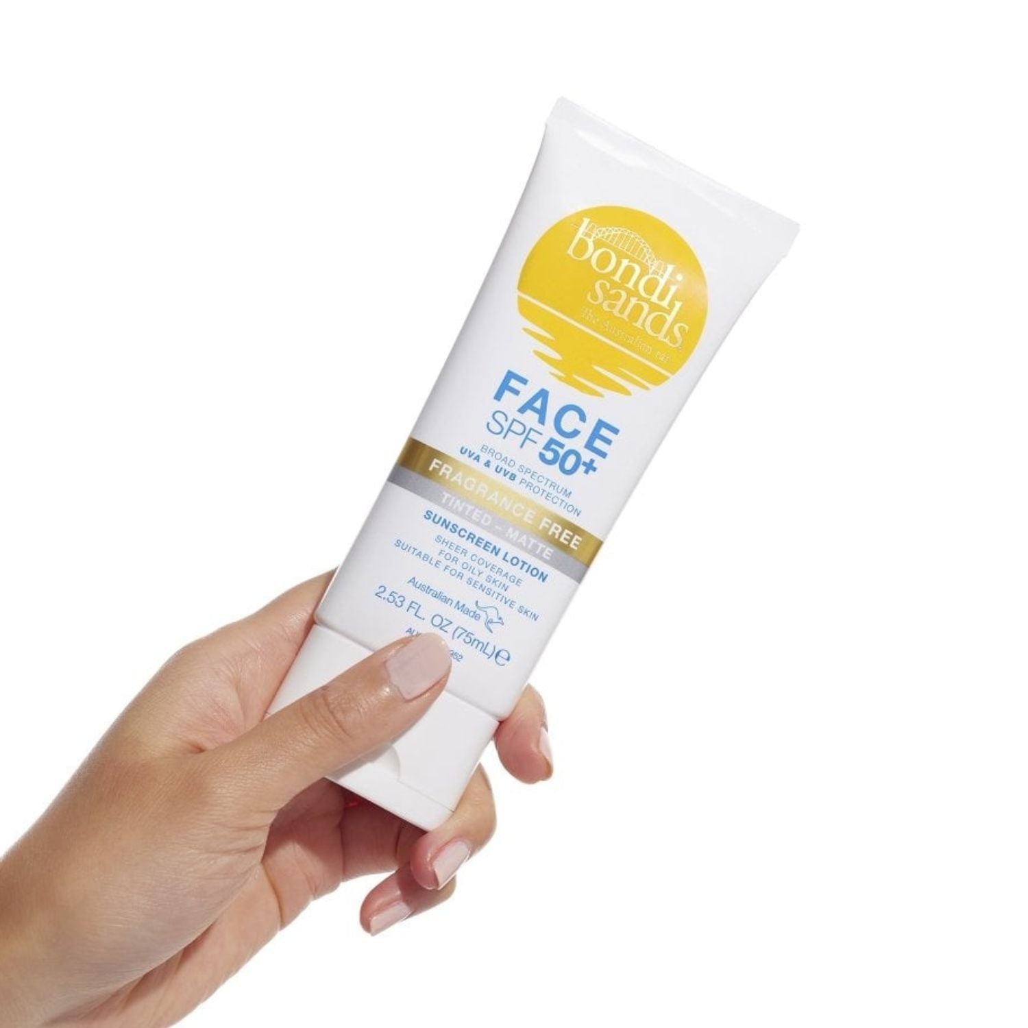 Bondi Sands Bondi Sands | Fragrance Free Tinted Matte Face Lotion SPF50 | 75ml - SkinShop