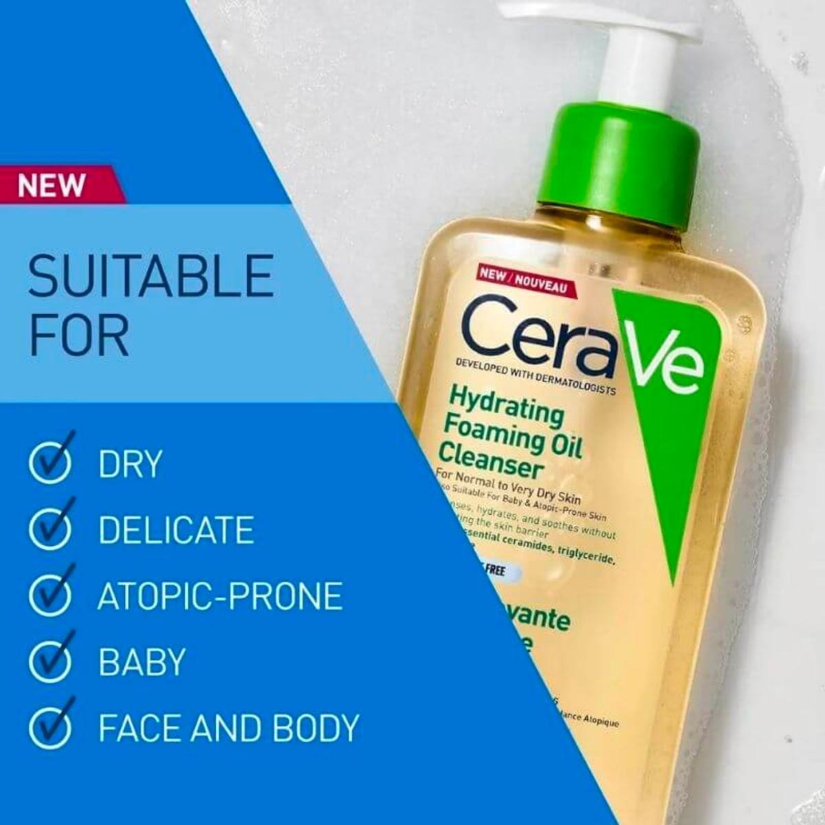 CeraVe CeraVe | Hydrating Foaming Oil Cleanser | 236ml - SkinShop