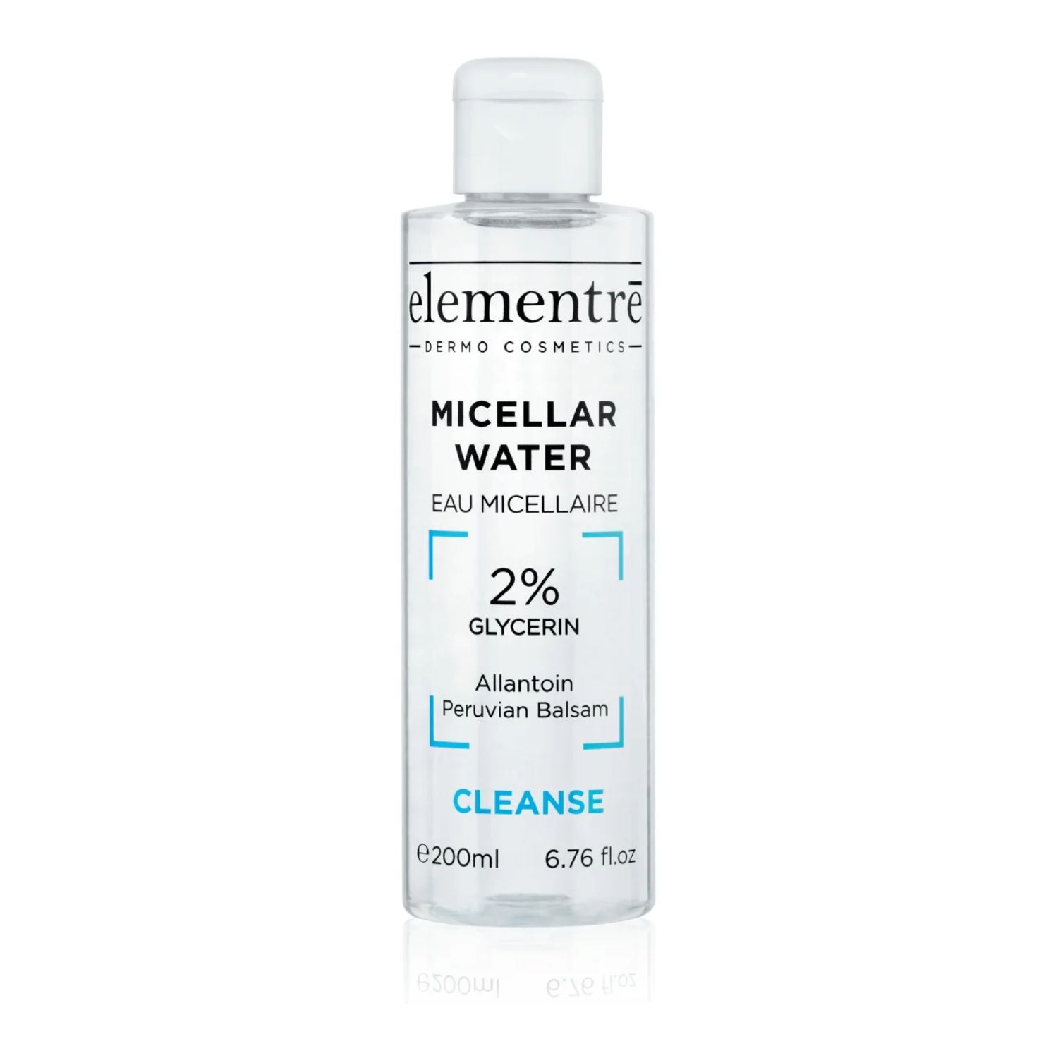 Elementre Dermo Cosmetics Elementre | 2% Glycerin Cleansing Micellar Water | 200ml - SkinShop