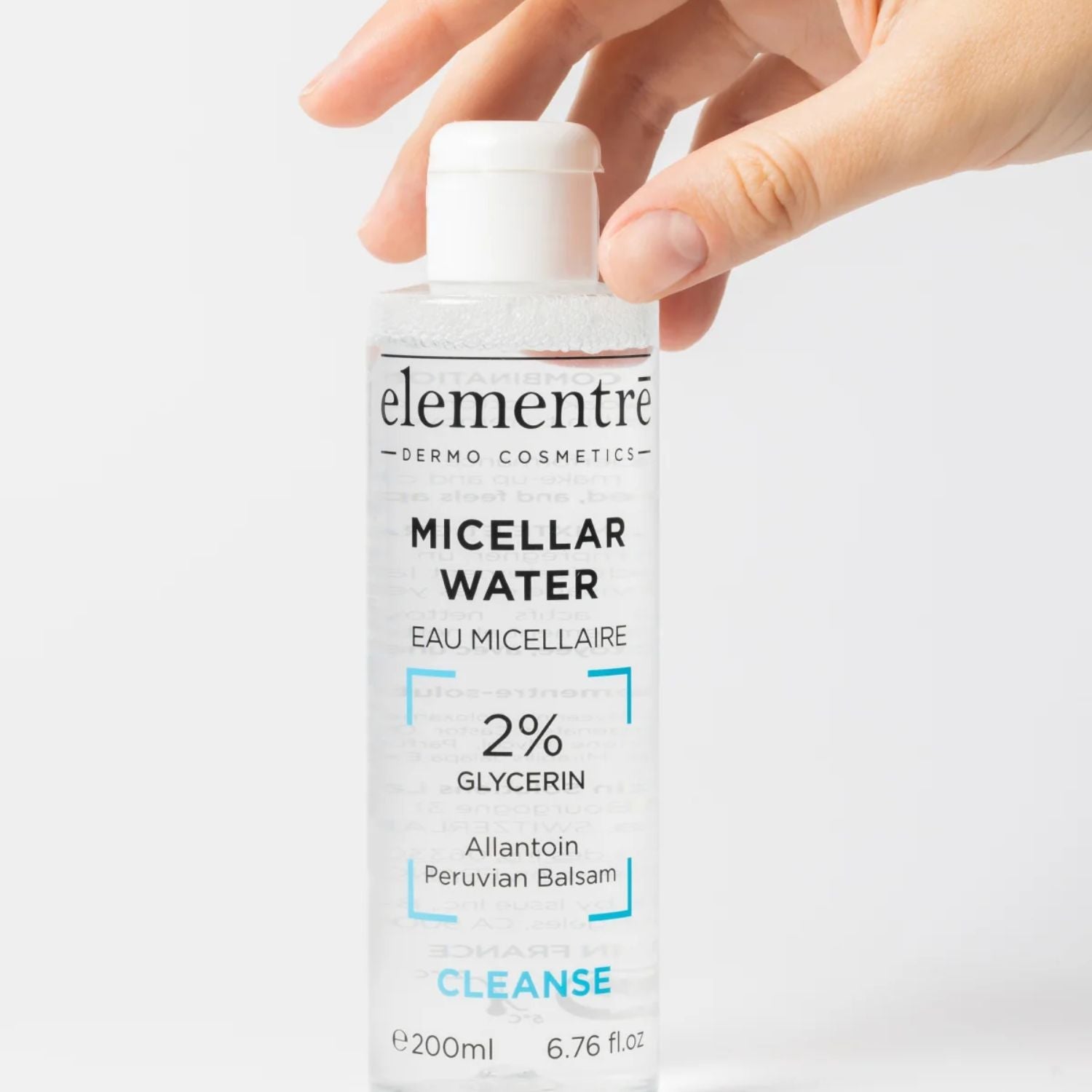 Elementre Dermo Cosmetics Elementre | 2% Glycerin Cleansing Micellar Water | 200ml - SkinShop