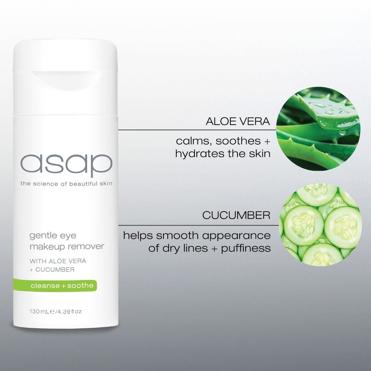 asap asap | Gentle Eye Makeup Remover - SkinShop