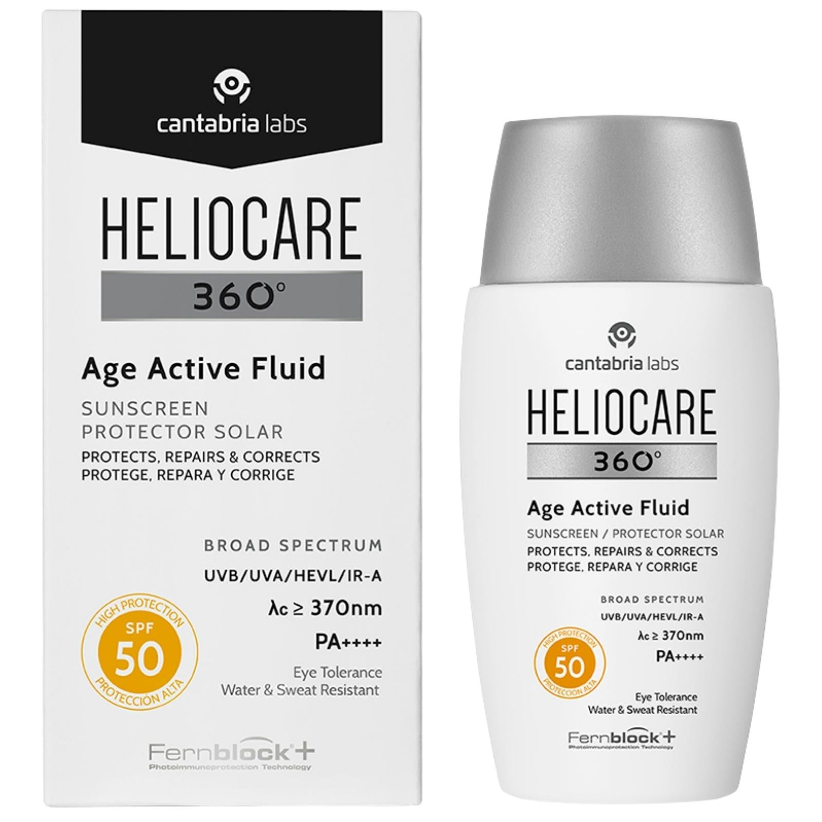 Heliocare Heliocare | 360 Age Active Fluid SPF50 | 50ml - SkinShop