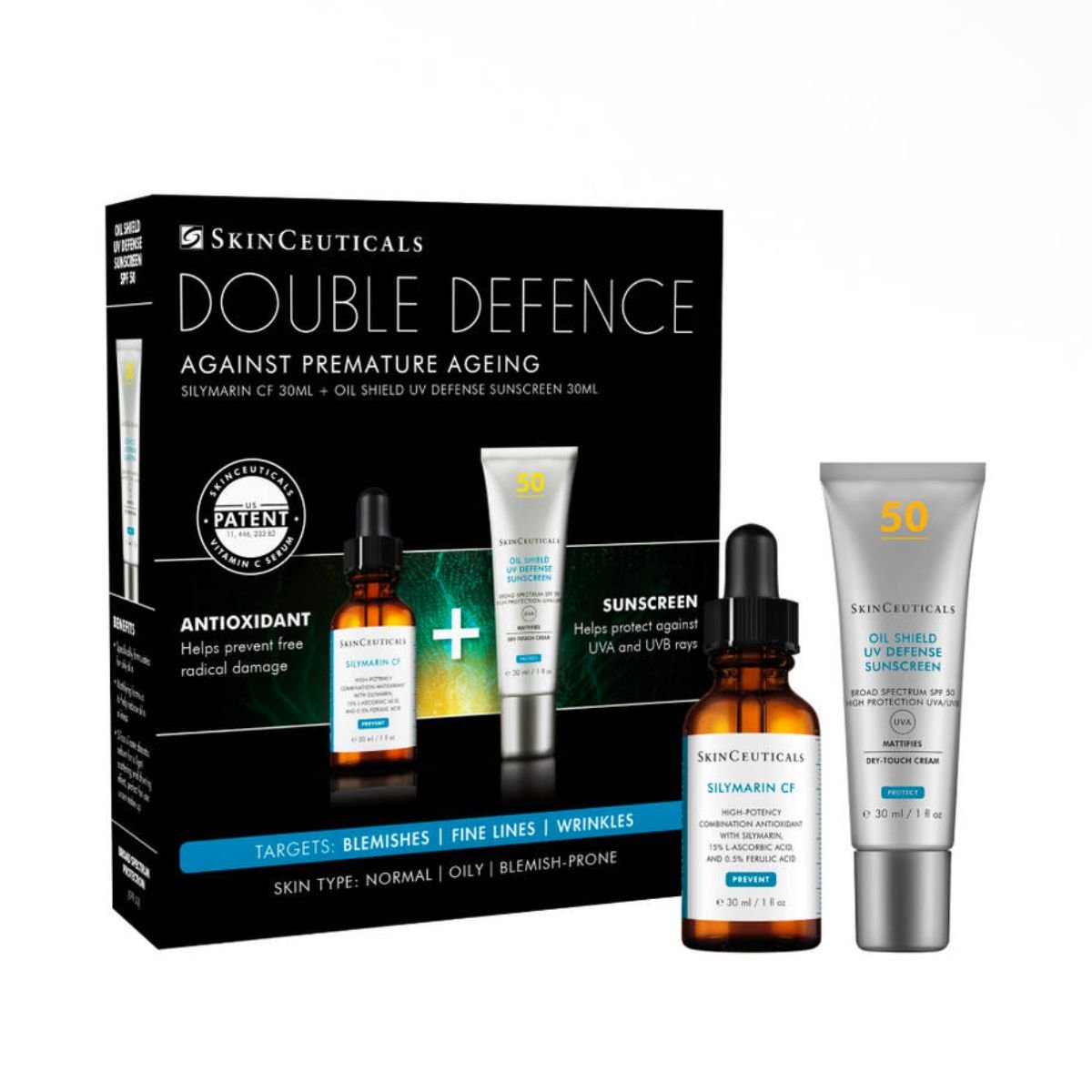 SkinCeuticals SkinCeuticals | Silymarin CF Double Defence Kit - SkinShop